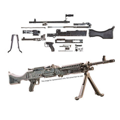 Original M240 7.62x51mm (.30 cal) Belt Fed Parts Kit - with Original Barrel Intact CC