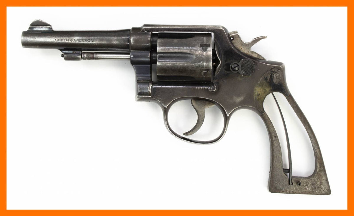S&W 10-5 38 SPECIAL 4 BARREL SQUARE BUTT BLUED REVOLVER\