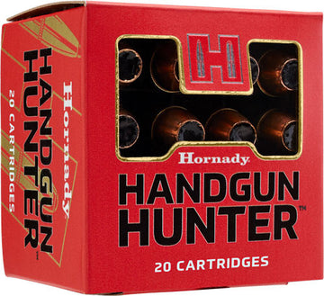 Hornady Handgun Hunter 9mm Luger +P Ammo - 115 gr Hollow Point MonoFlex, 25 Rounds