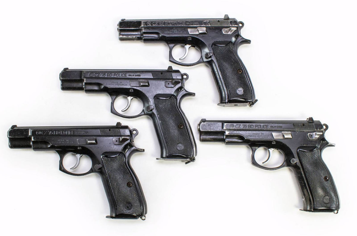 Ceska 9mm CZ75BD Police Trade-In Caliber Black Pistol