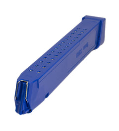 Glock Compatible 9mm 33rd BLUE Reinforced Steel Lined Polymer Magazine