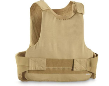 GERMAN SAND POLICE FLAK VEST USED - XXL