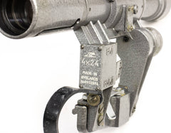 SVD Dragunov Scope 4x24 POSP- 400m Range Finding Reticule Calibrated For 1.7m Height - Red Illuminated Reticle