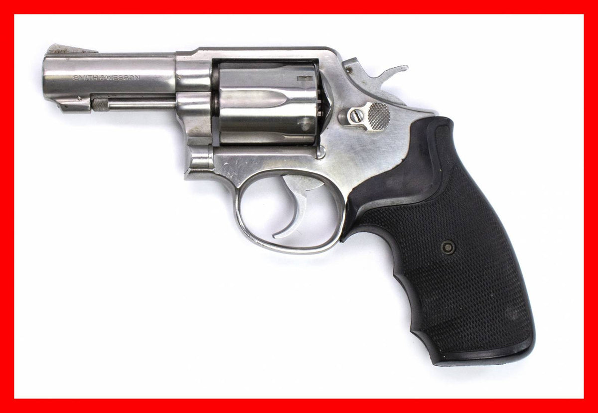 S&W 65-3 .357 MAG DOUBLE ACTION  3 BARREL STAINLESS STEEL