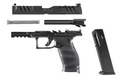 Walther Arms 2851237 PDP Optic Ready 9mm Luger 4 18+1 Black Black Steel Slide Performance Duty Textured Black Polymer Grip