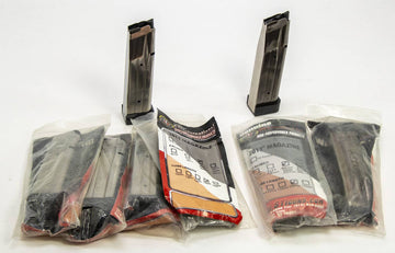 6 NEW STI 2011, 40 S&W, 357 SIG HI CAP 17RD MAGS