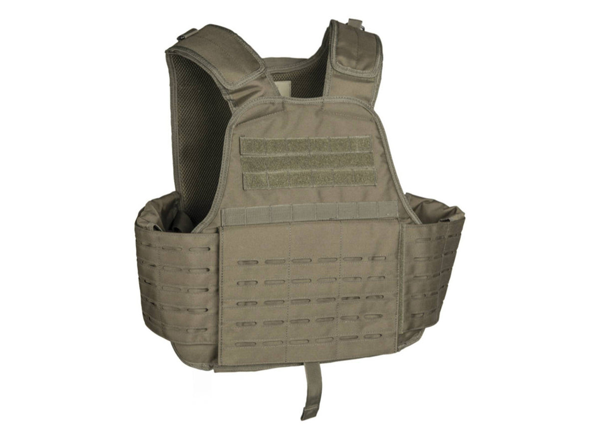 MIL-TEC® Olive Drab Green Laser-Cut Plate Carrier Vest
