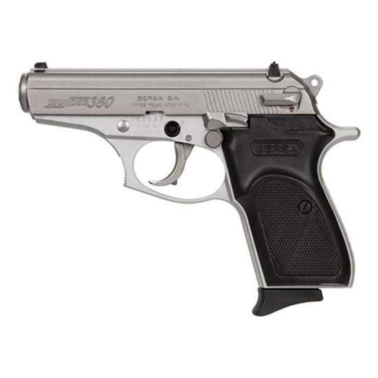 Bersa Thunder 380 Single/Double 380 Automatic Colt Pistol (ACP) 3.5 8+1 Black Polymer Grip Nickel
