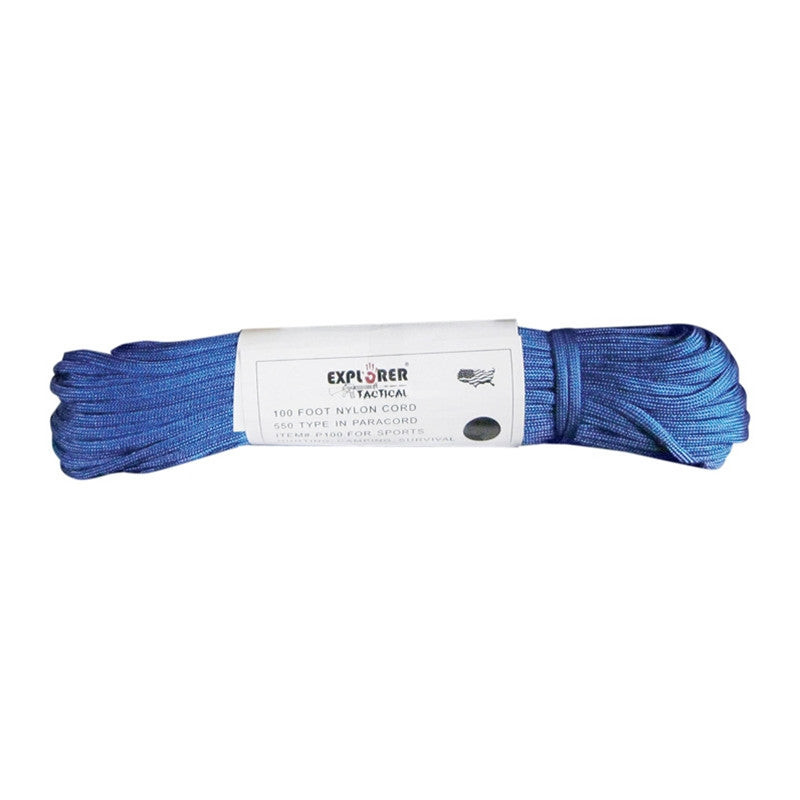 100 ft. Heavy Duty 550 lb. Paracord - Blue