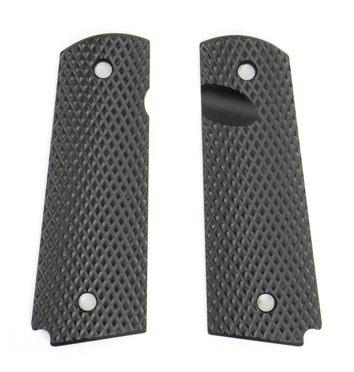 Remington 1911 Grips - Black & Pewter Laminate