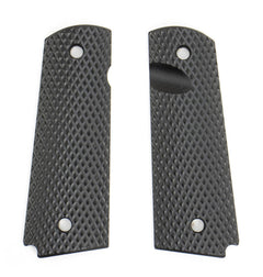 Remington 1911 Grips - Black & Pewter Laminate