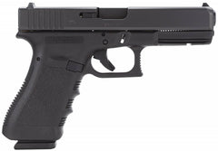 Glock PI3750201 G37 Gen3 45 GAP 4.49 10+1 Black Steel Slide Black Polymer Grip Fixed Sights