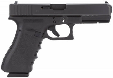Glock PI3750201 G37 Gen3 45 GAP 4.49 10+1 Black Steel Slide Black Polymer Grip Fixed Sights