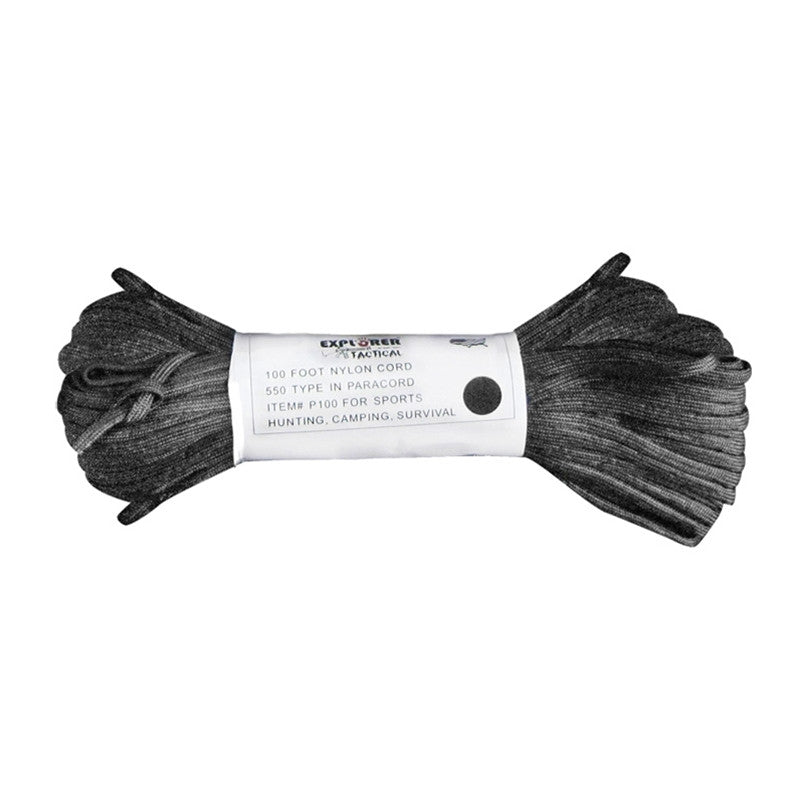100 ft. Heavy Duty 550 lb. Paracord - Black
