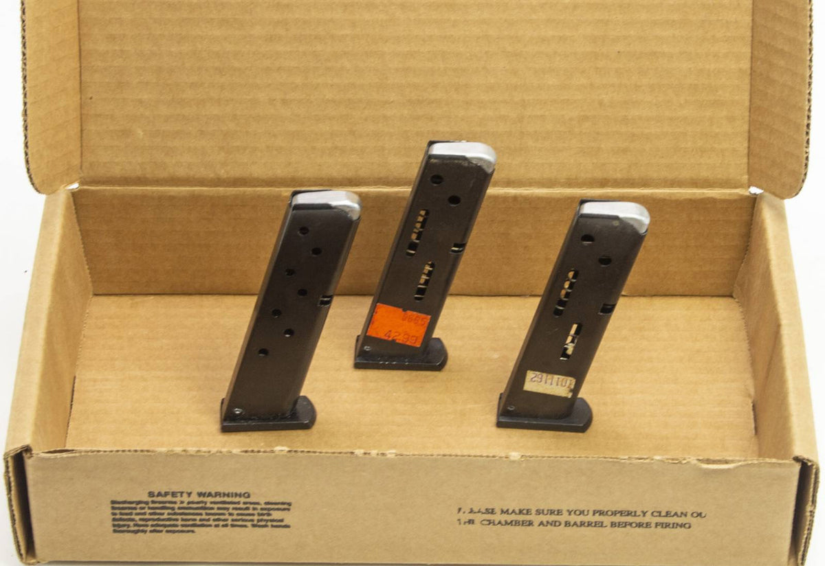 3 USED BERETTA PB CAL 9 SHORT/.380 AUTO MAGS