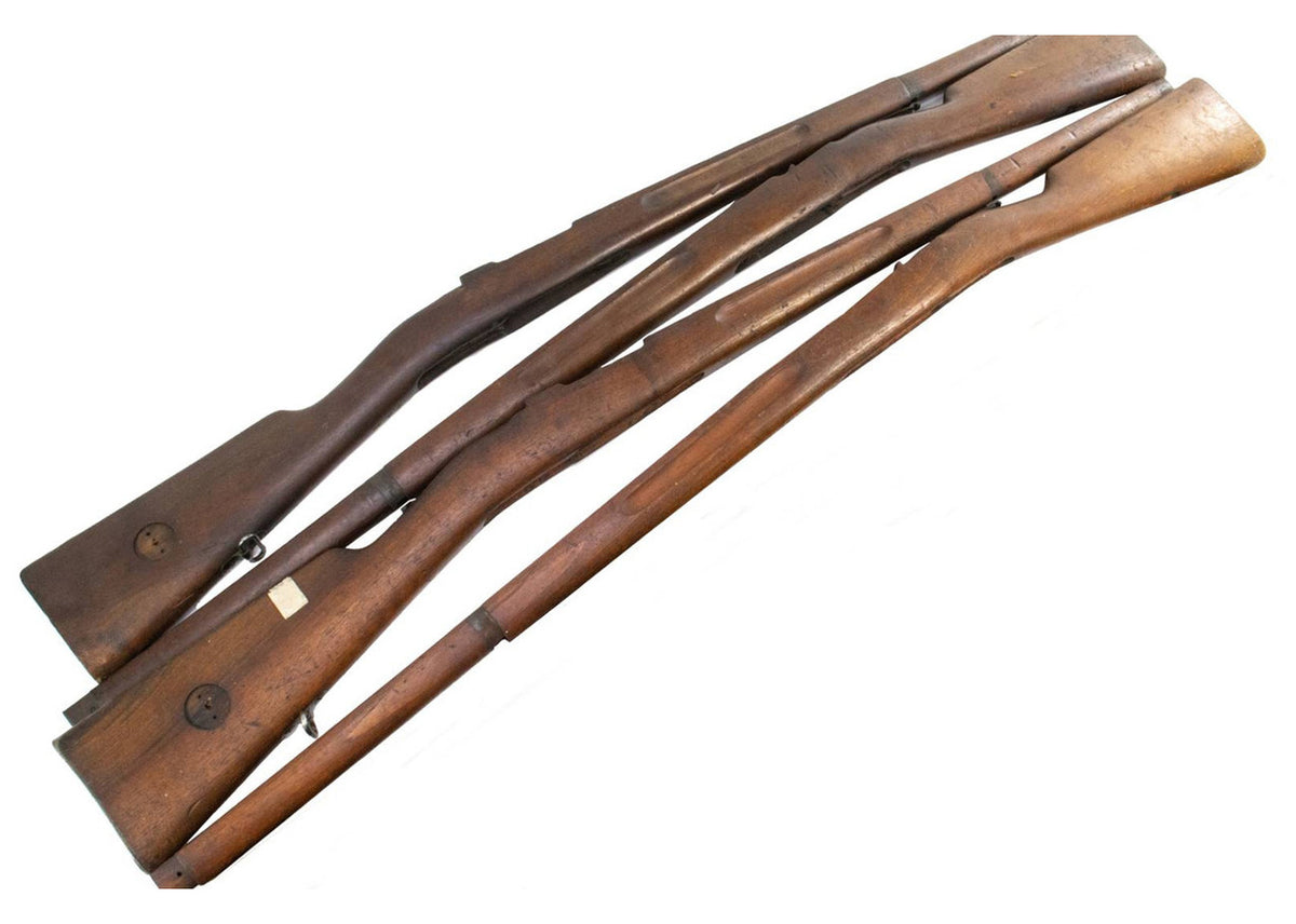Swedish Mauser M96 1896 Rifle Hardwood Stock - Left Side Optic Cut - No Cracks