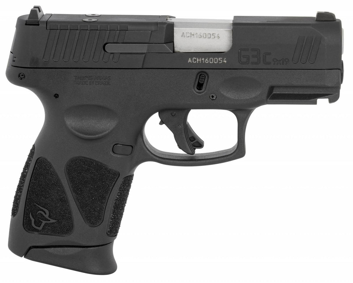 Taurus G3c *MA Compliant 9mm Luger 3.20 10+1 (3) Black Frame Matte Black Tenifer Steel Slide Black Polymer Grip