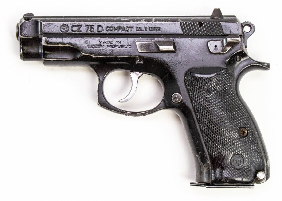 Ceska 9mm CZ75D Compact Black Pistol5636