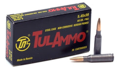 TulAmmo 5.45x39 FMJ 60GR Ammo 1000rds