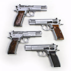 Tanfoglio Mossad 9mm Caliber Brushed Steel Pistol