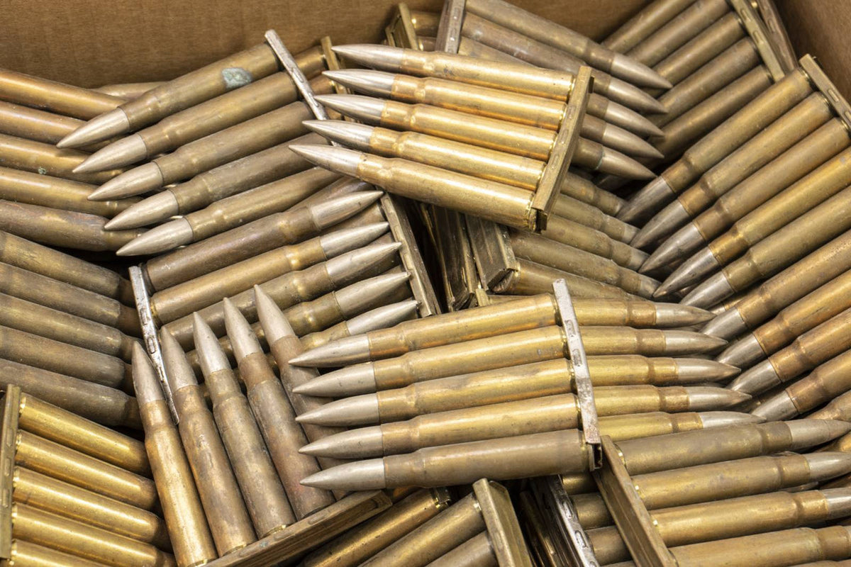 820 Rounds of 8mm Turkish Surplus Ammo on Stripper Clips