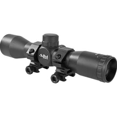 Aim Sports JTM432B Tactical Compact 4x 32mm Obj 36.6 ft @ 100 yds FOV 1 Tube Black Matte Finish Mil-Dot