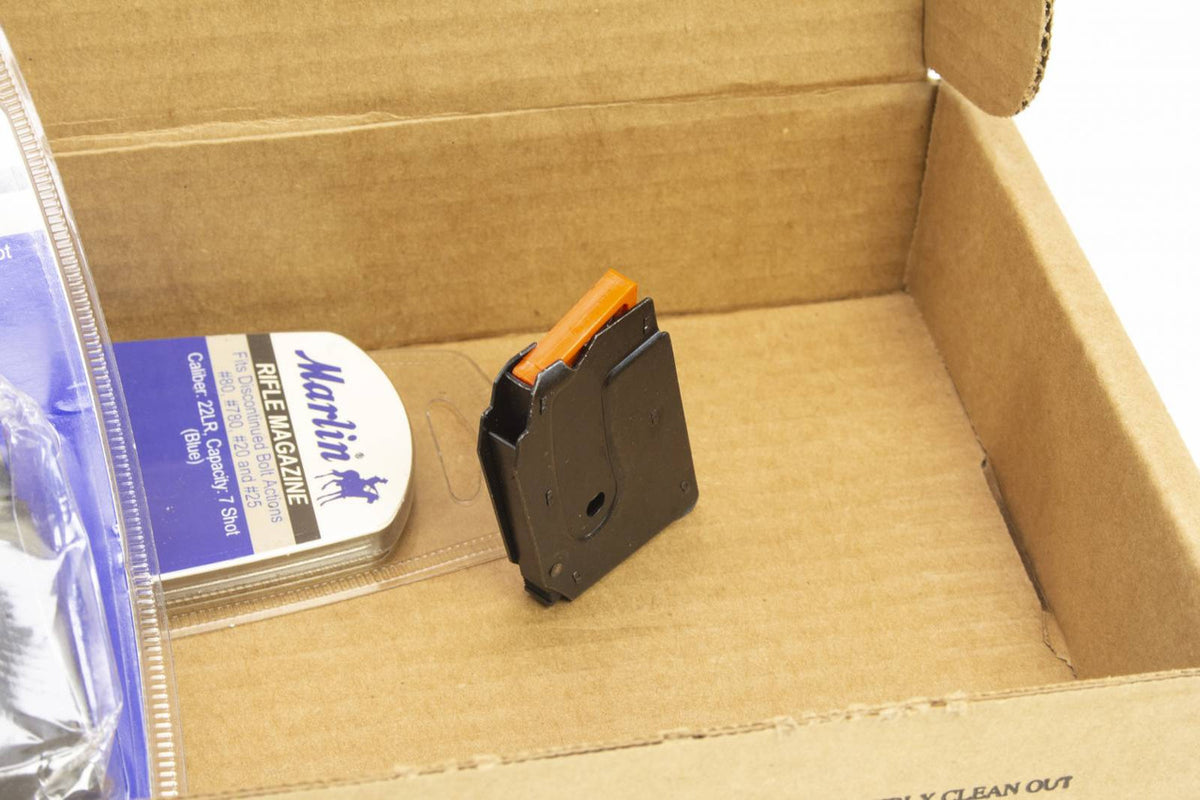 (2) NEW MARLIN .22LR 7RD MAGAZINES BLUED