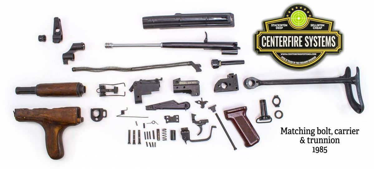 Romanian 1985 Model 65 AKM-47 7.62x39 Underfolder Parts Kit - Numbers Matching - Good Bluing - Year 1985