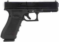 Glock PG3750201 G37 Gen4 45 GAP 4.49 10+1 Black Steel Slide Black Interchangeable Backstrap Grip Fixed Sights