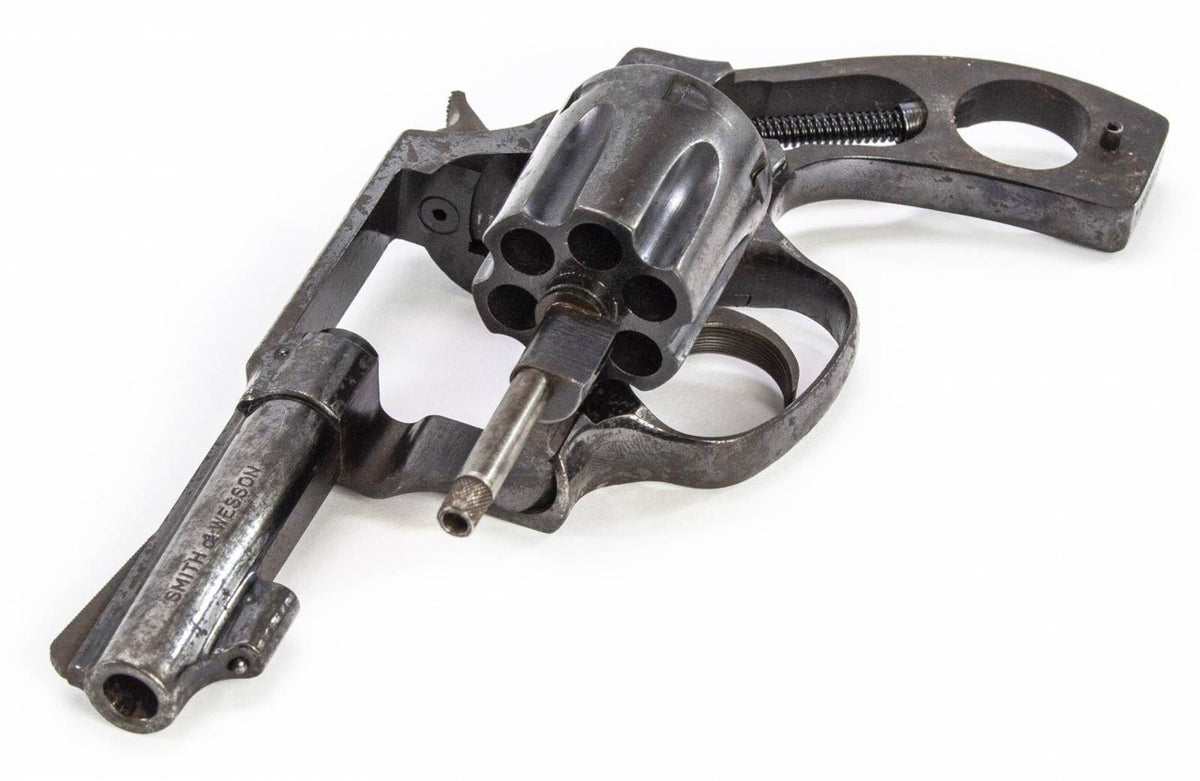 S&W 30-1 32 S&W LONG 3 BBL FIXED SIGHTS ROUND BUTT BLUED6097