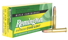 Remington Ammunition R32WS2 Core-Lokt  32 Win Special 170 gr Core-Lokt Soft Point 20 Bx/ 10 Cs
