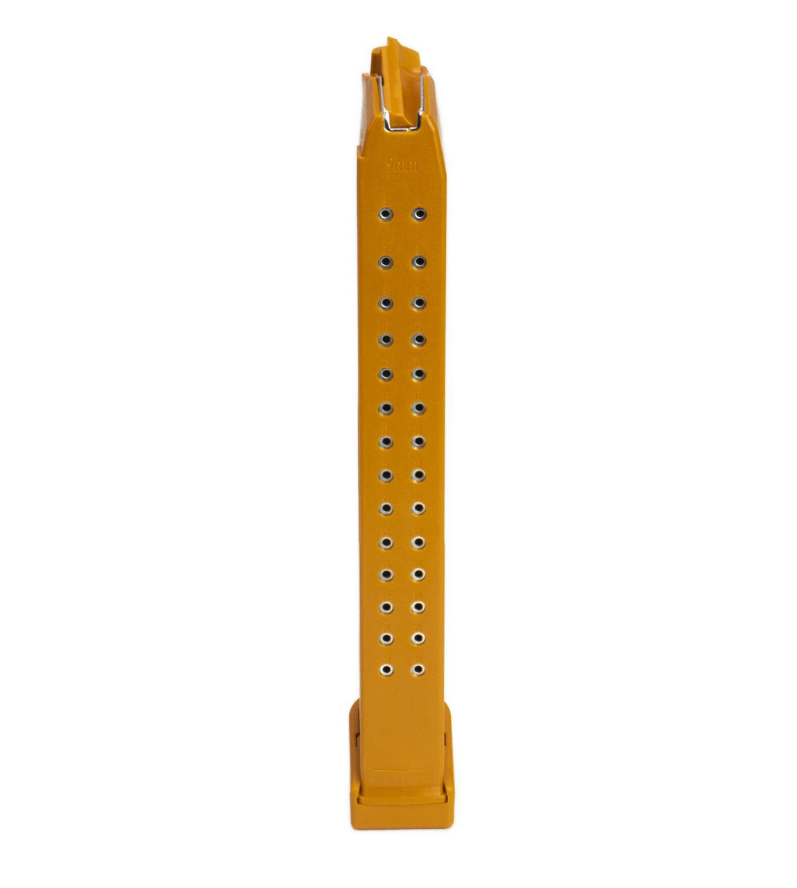 Glock Compatible 9mm 33rd BRONZE Reinforced Steel Lined Polymer Magazine