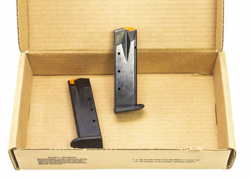 2 USED MEC-GAR WALTHER P99, 9MM 15RD MAGS