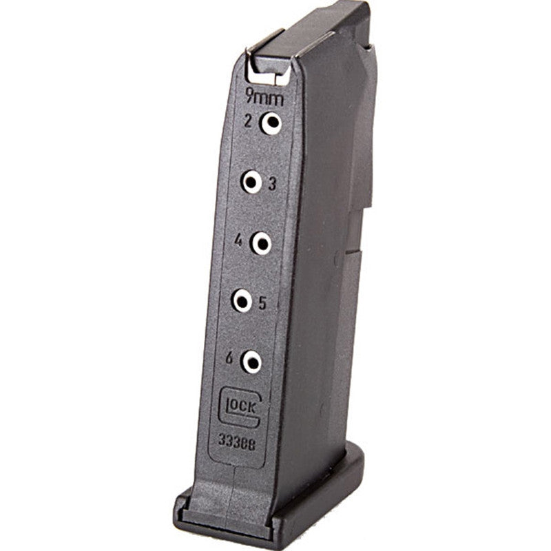 Factory 9mm 6rd Glock 43 Single Stack Magazine