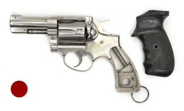 Manurhin MR88 .38 Special Double Action Stainless 3 6rd Revolver with Holster