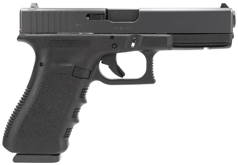 Glock PI2250203 G22 Gen 3 40 S&W 4.49 15+1 Black Steel Slide Black Polymer Grip Fixed Sights
