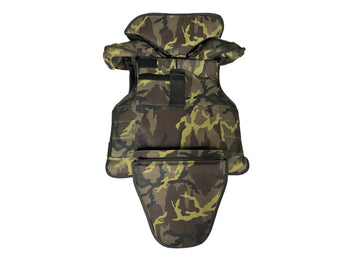 CZECH M95 CAMO FLAK VEST USED - LARGE