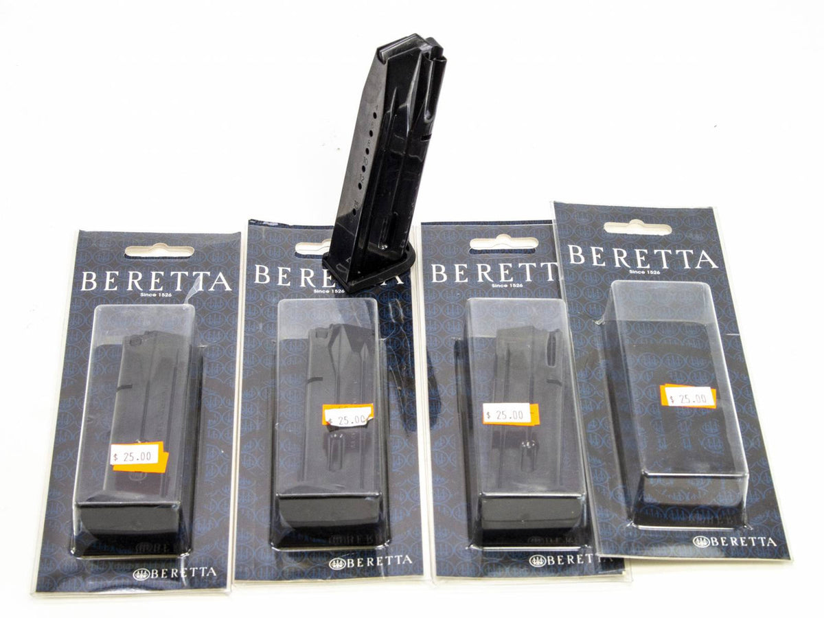 4 NEW BERETTA MPX4, 9MM 15RD MAGS