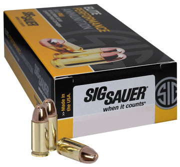 Sig Sauer E40SB250 Elite Ball  40 S&W 180 gr Full Metal Jacket (FMJ) 50 Bx/ 20 Cs
