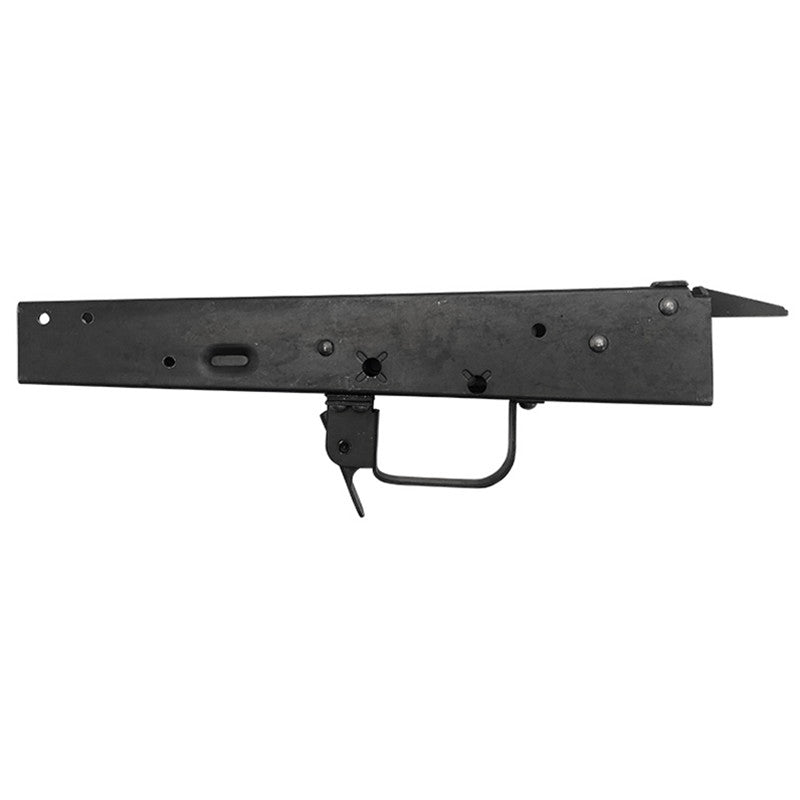AK-47 7.62x39mm Stamped Receiver with Rear AKM Trunnion, Trigger Guard, Magazine Catch, and Cross Pin Installed