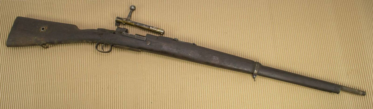 Antique Turkish Mauser Barreled Action w/Broken Stock