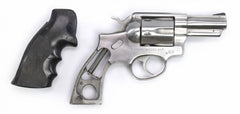 RUGER POLICE SERVICE SIX 357 MAG 2.75 BARREL STAINLESS STEEL REVOLVER-USED