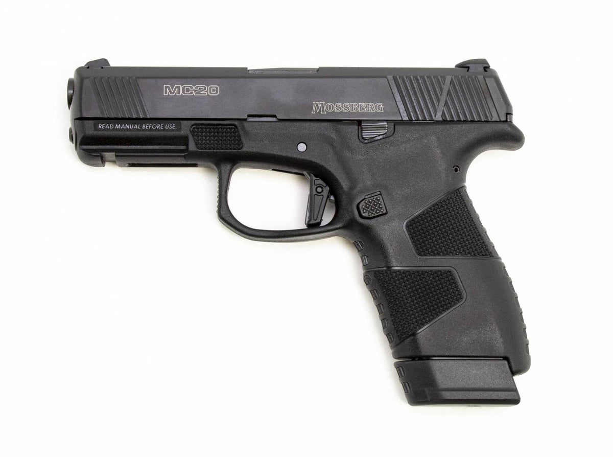 Mossberg 9mm Luger 15+1, 89012 MC-2 Compact 3.90 Matte Black Stainless Steel DLC Slide Black Polymer Grip