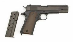 Tisas Blem SDS Imports 9mm Luger 5 9+1 1911 A1 US Army Dark Grey Steel Slide Brown Checkered Polymer Grip