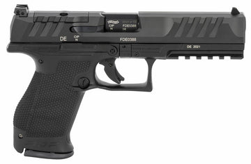 Walther Arms 2844222 PDP Compact Optic Ready 9mm Luger 5 15+1 Black Black Steel Slide Performance Duty Textured Black Polymer Grip