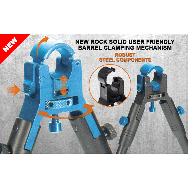 Clamp On Bipod - Steel Stands
