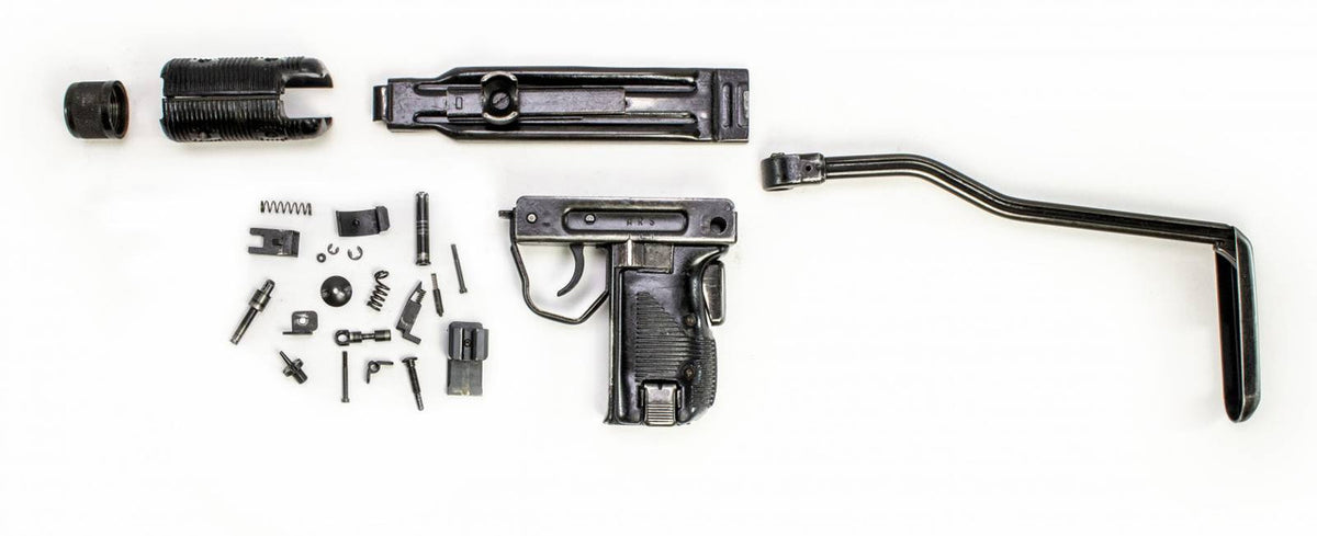 IMI MINI UZI PARTS KIT 9MM‚àö√á¬¨‚Ä† BROKEN STOCK NO TRUNNION