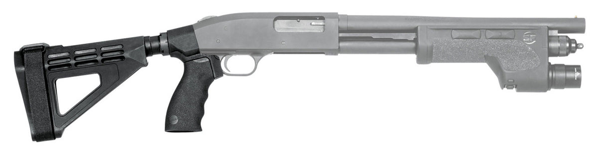 SB Tactical 590SBM401SB Shotgun Brace Mossberg 590 Shockwave Complete Kit  10.25 L x 2.1 W Elasto-Polymer Black