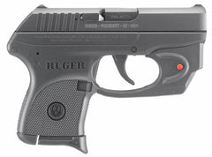 Ruger 3752 LCP  380 ACP 2.75 6+1 Black Frame Black Oxide Steel Slide Black Polymer Grip Vridian Red Laser