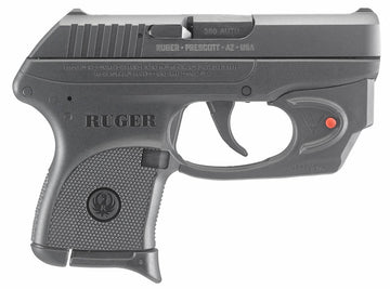 Ruger 3752 LCP  380 ACP 2.75 6+1 Black Frame Black Oxide Steel Slide Black Polymer Grip Vridian Red Laser